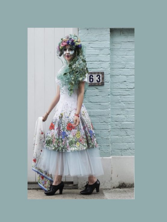 Catherine Walker Fleurs Sauvages Print Dress 1