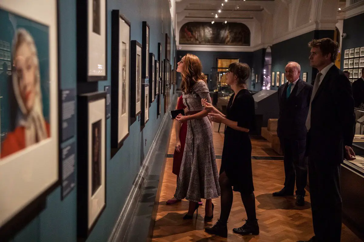 The Duchess of Cambridge visited Victoria and Albert Museum in October 2018
