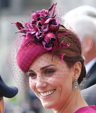 The Duchess of Cambridge wore Philip Treacy hat