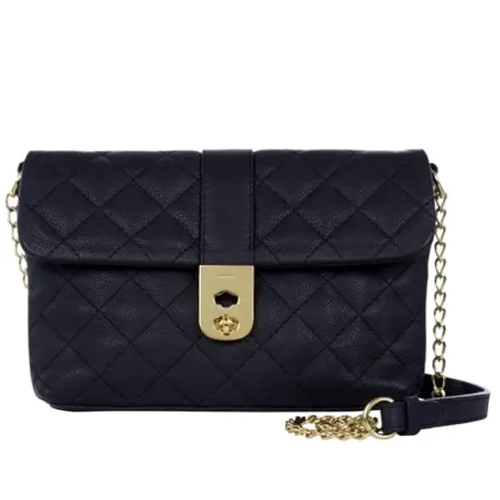 The Princess of Wales carried her Jaegar Kate Navy Quilted Leather Shoulder Bag