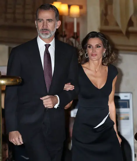 King Felipe and Queen Letizia at Journalism Awards 2 Copy