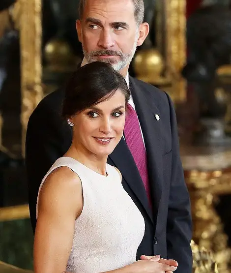 Queen Letizia of Spain at 2018 National Day event