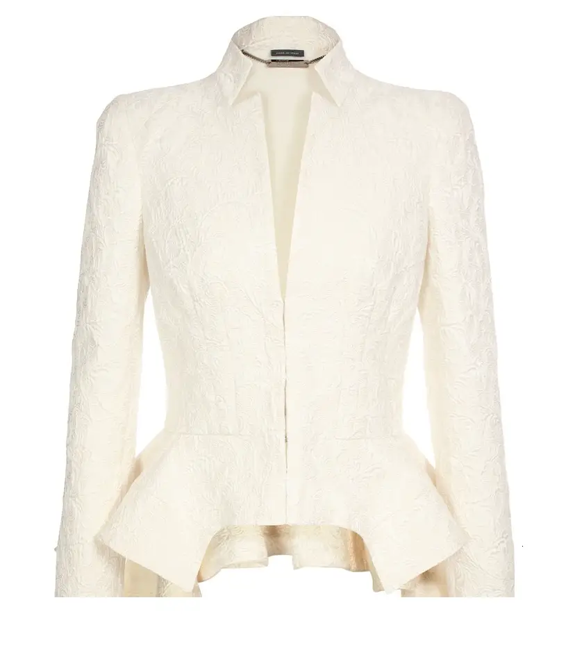 Alexander McQueen fauna silk-cotton jacquard jacket