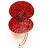Buckley London jeweled poppy brooch