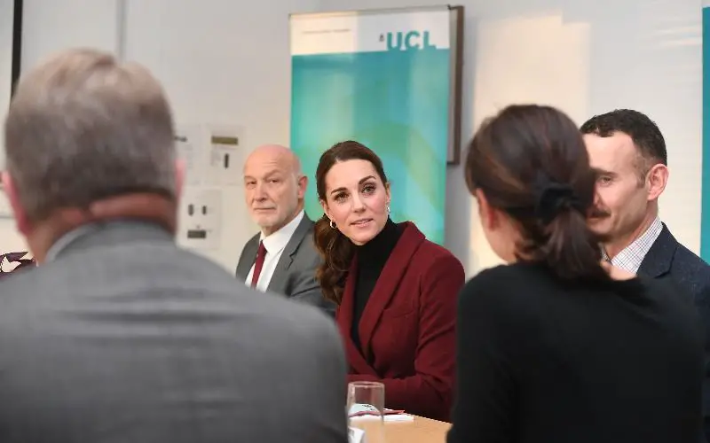 The Duchess of Cambridge visited the University College of London