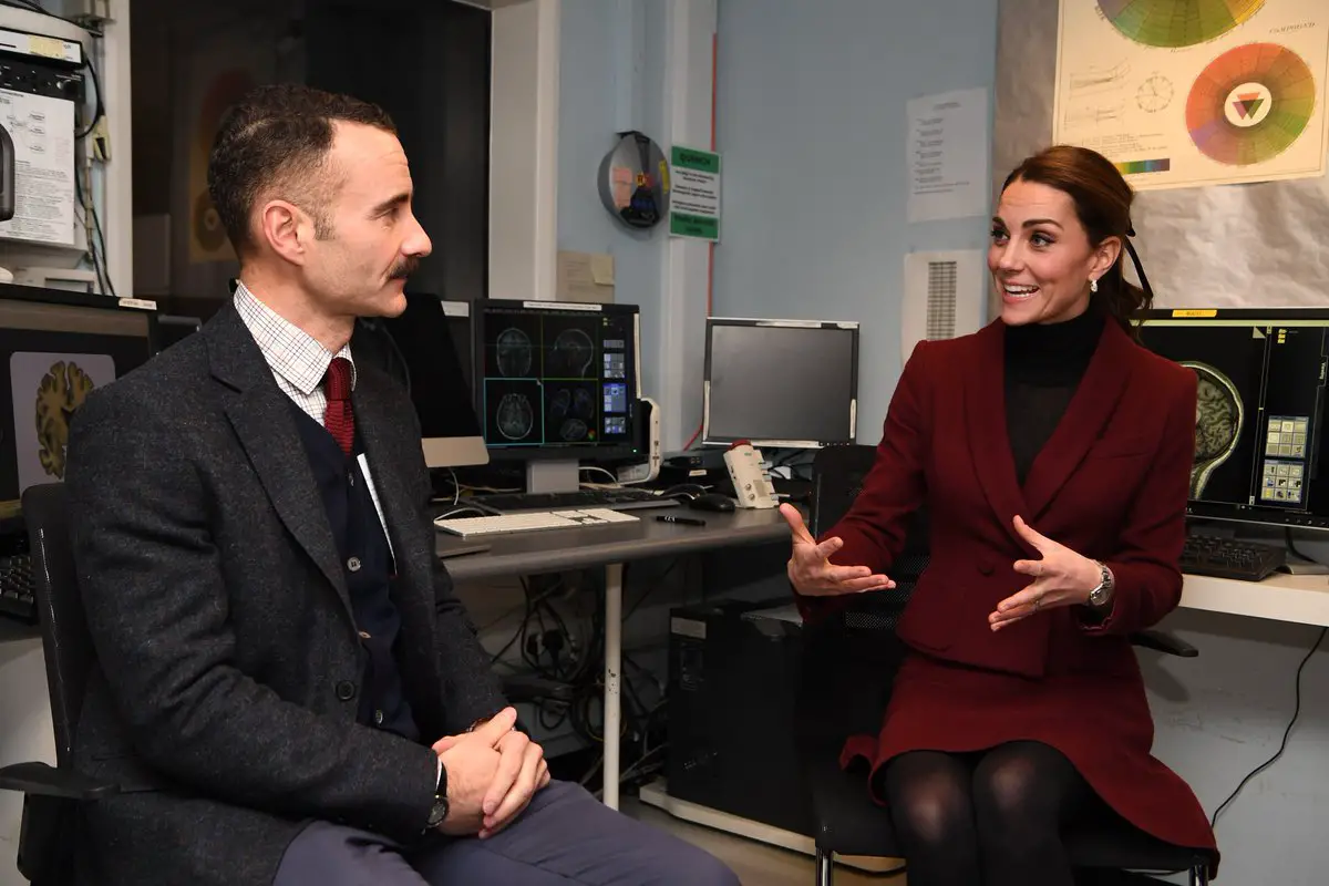 The Duchess of Cambridge visited University College of London