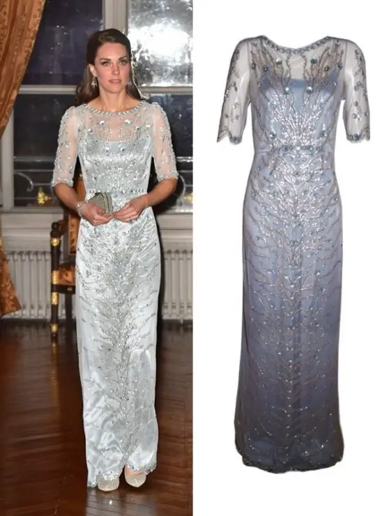 Jenny Pckham Sequined Gown