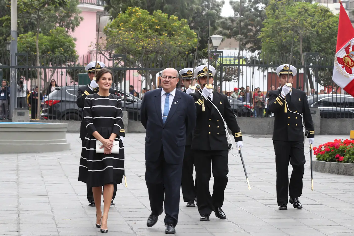 Queen Letizia of Spain on the Day one of the Peru visit