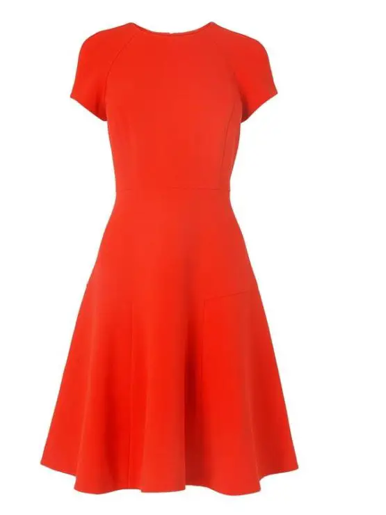 LK Bennett Eugenia Skirted Red Dress