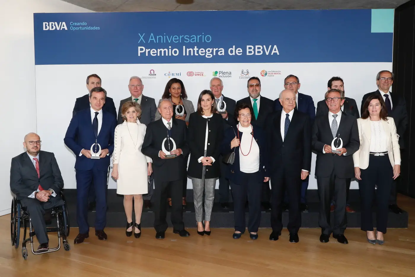 Queen Letizia of Spain at BBVA Integra Awards