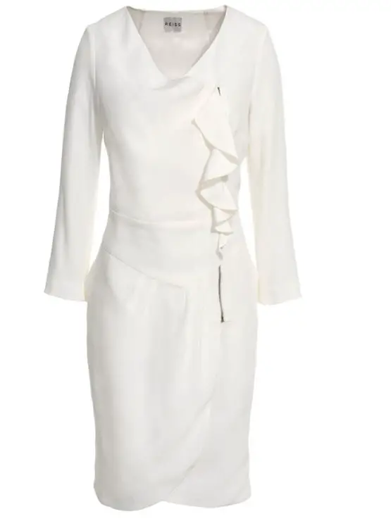 Reiss Nanette Ivory Dress
