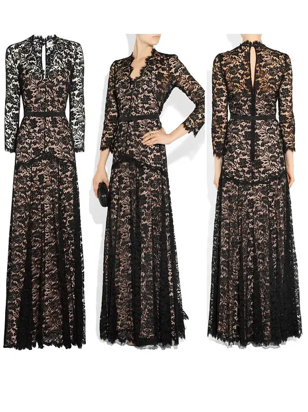 Temperley London Amoret Gown is one of the most elegant pieces from The Duchess of Cambridge's Wardrobe