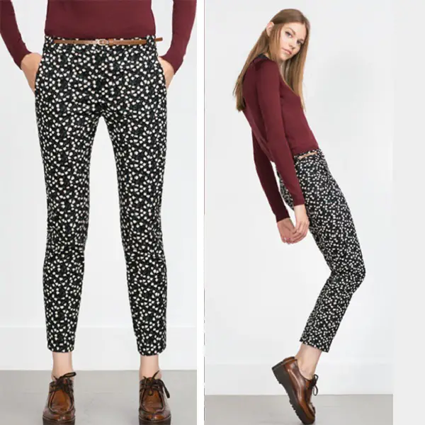 Zara Womens Green Drawstring Pants Size Large - beyond exchange