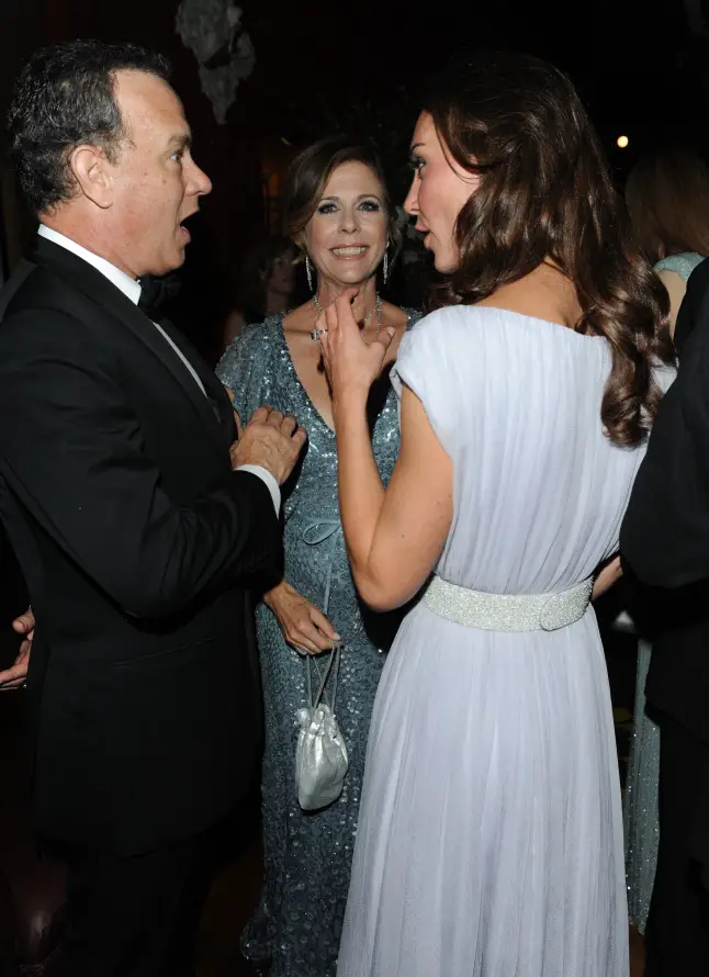 Duchess of Cambridge wore Alexander McQueen Lilac Gown at BAFTA in 2011