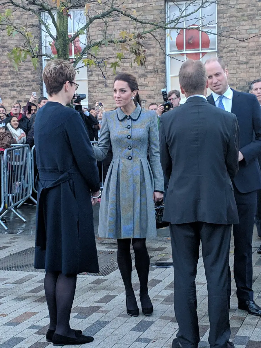 Duke and Duchess of Cambridge visited Leicester University