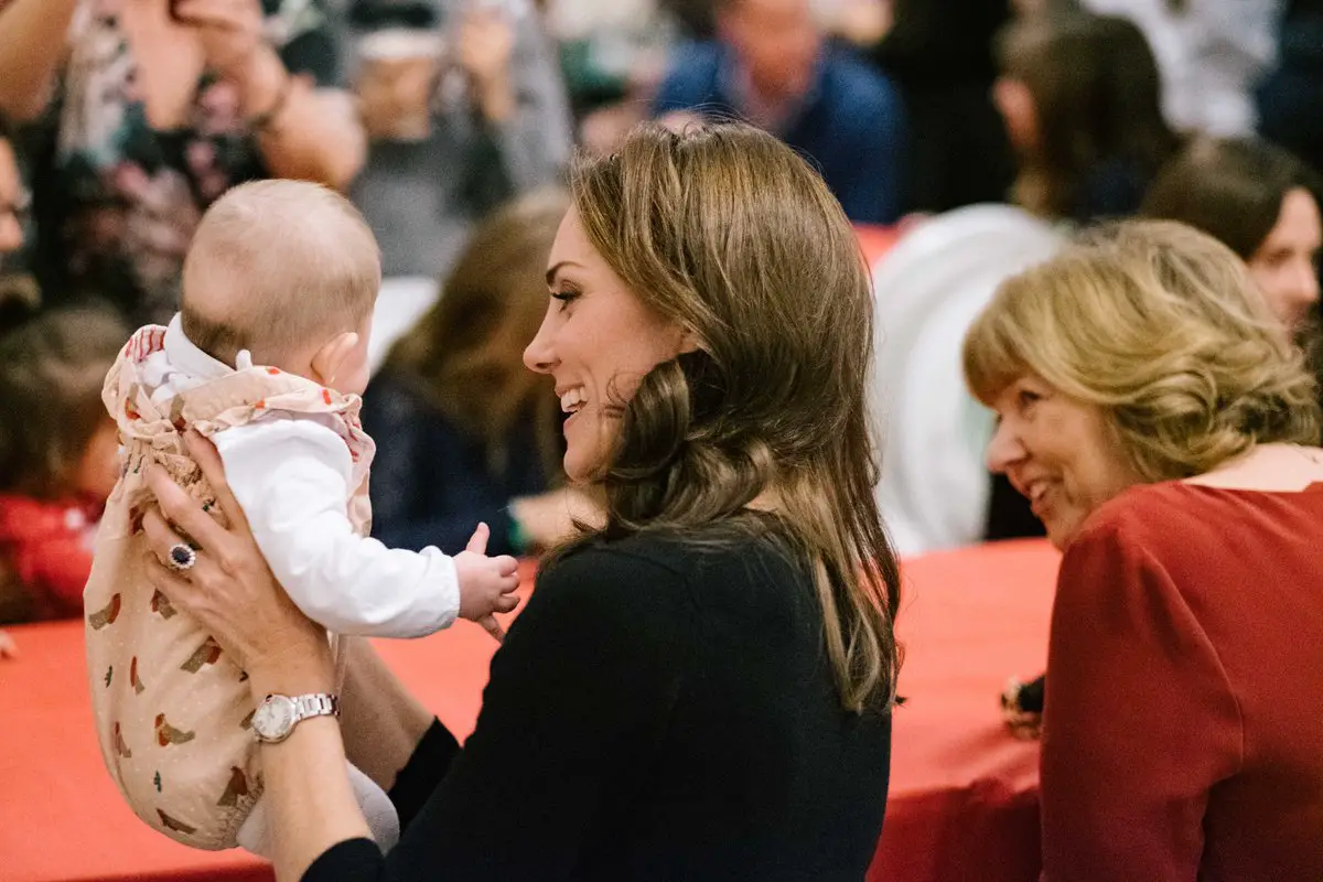The Duke and Duchess of Cambridge hosted Christmas party for the familiies of armed forces