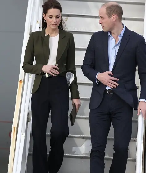 The Duke and Duchess of Cambridge arrive in Cyprus