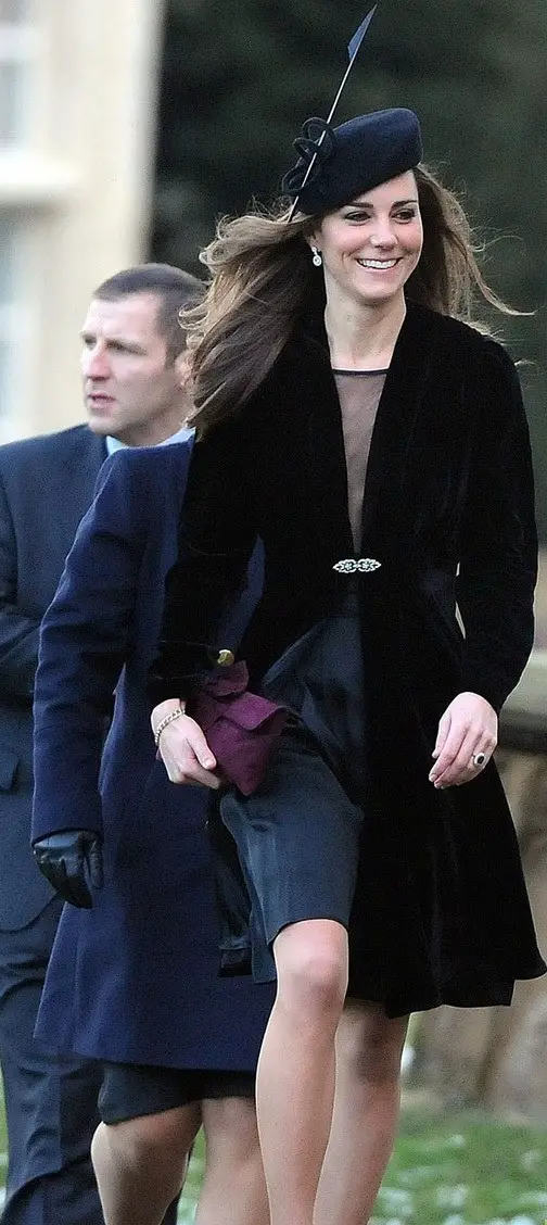 Kate Middleton joined Prince William and Prince Harry at wedding of Harry Aubrey-Fletcher and Louise Stourton in January 2011 before her wedding