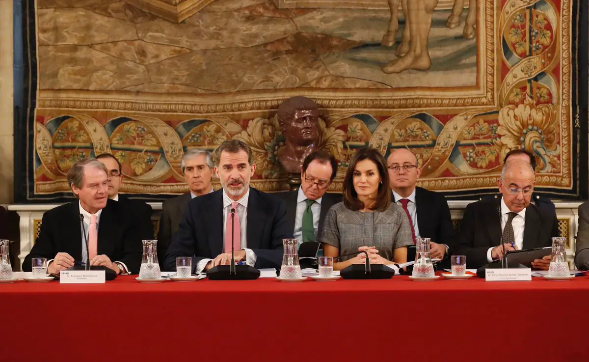 King Felipe and Queen Letizia attended Princess of Girona Foundation Meeting (6)