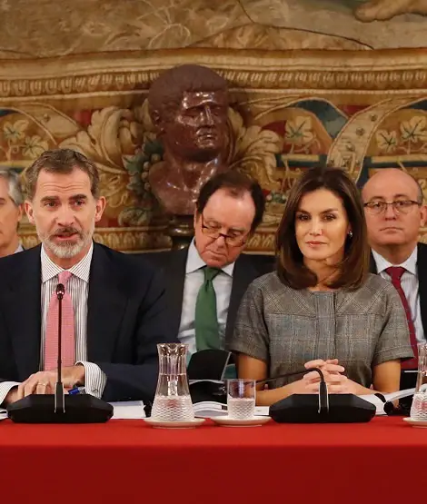 King Felipe and Queen Letizia attended Princess of Girona Foundation Meeting