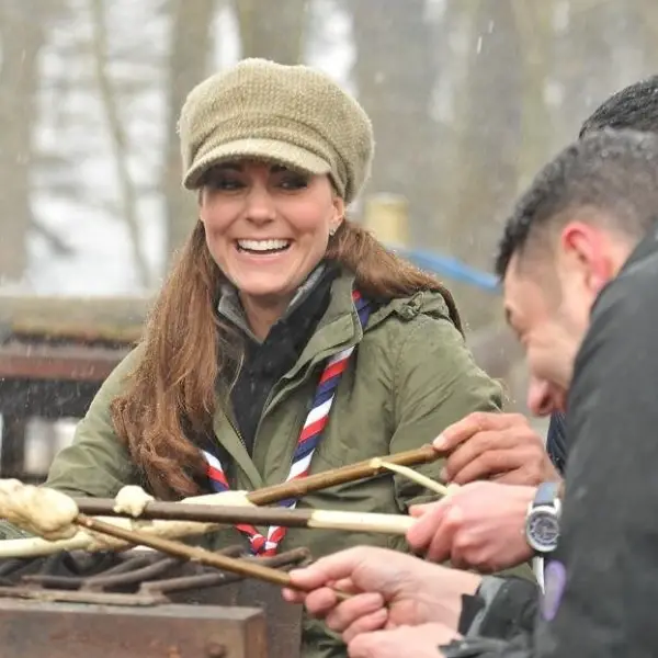 The Duchess of Cambridge at Scouts engagement in March 2013