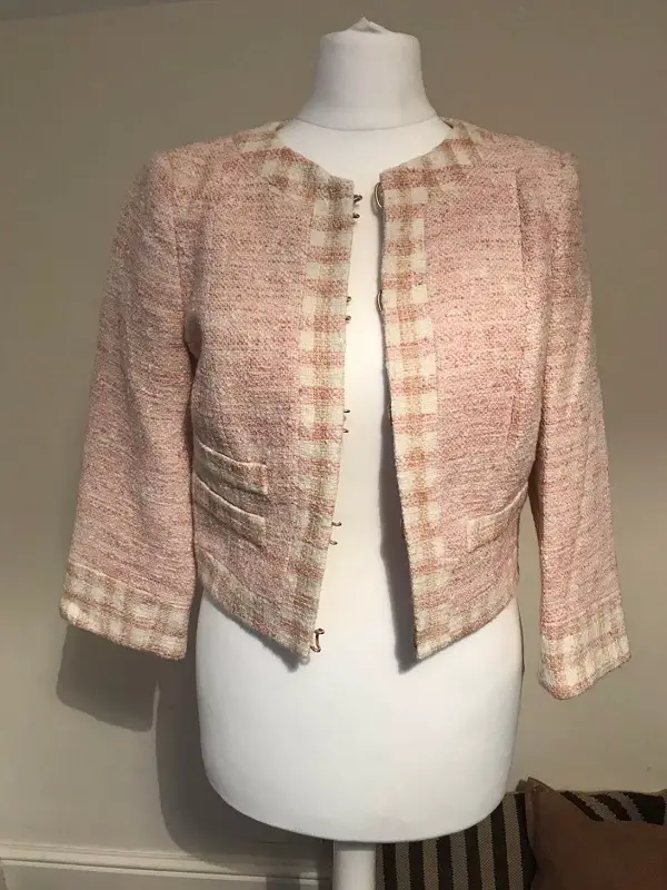 The Duchess of Cambridge wore Uterqüe Tweed Jacket