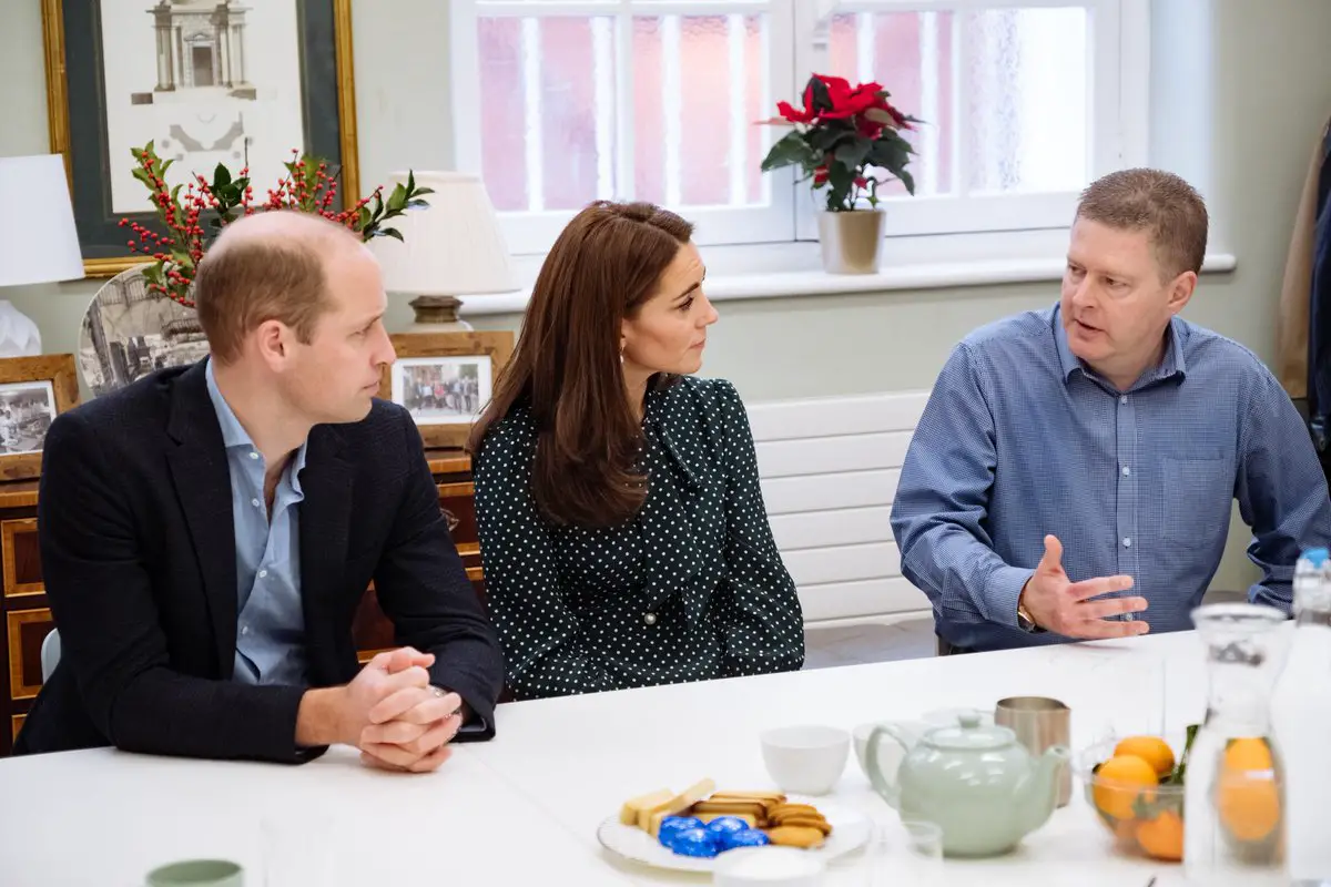 The Duke and Duchess of Cambridge visited Evelina London in December 2018
