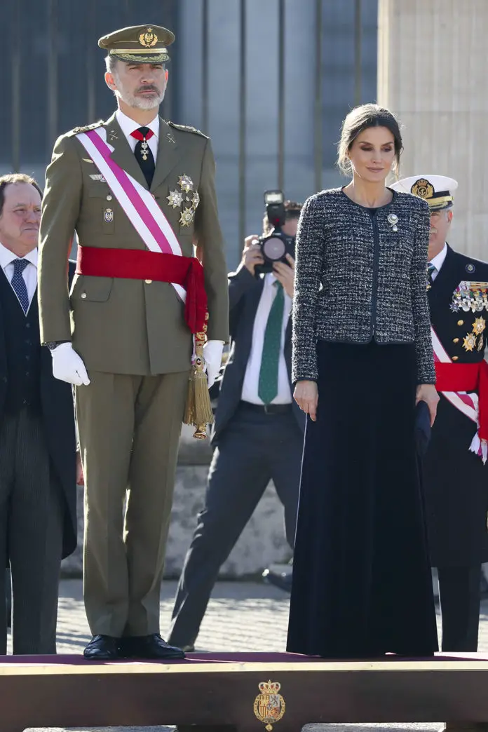 King Felipe and Letizia at Military Easter 2019