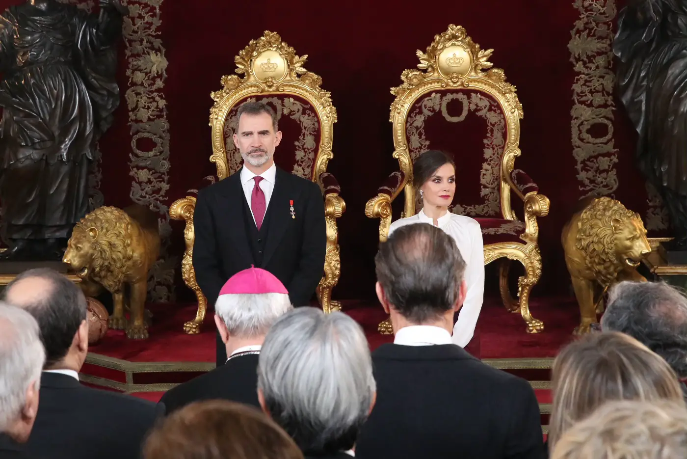 Kind Felipe and Queen Letizia hosted diplomatic Reception
