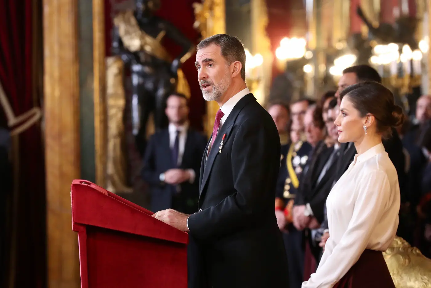 Kind Felipe and Queen Letizia hosted annual diplomatic Reception
