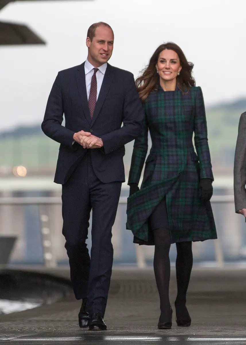The Duchess of Cambridge wore her Alexander McQueen Tartan dress to to open V&A Dundee Museum