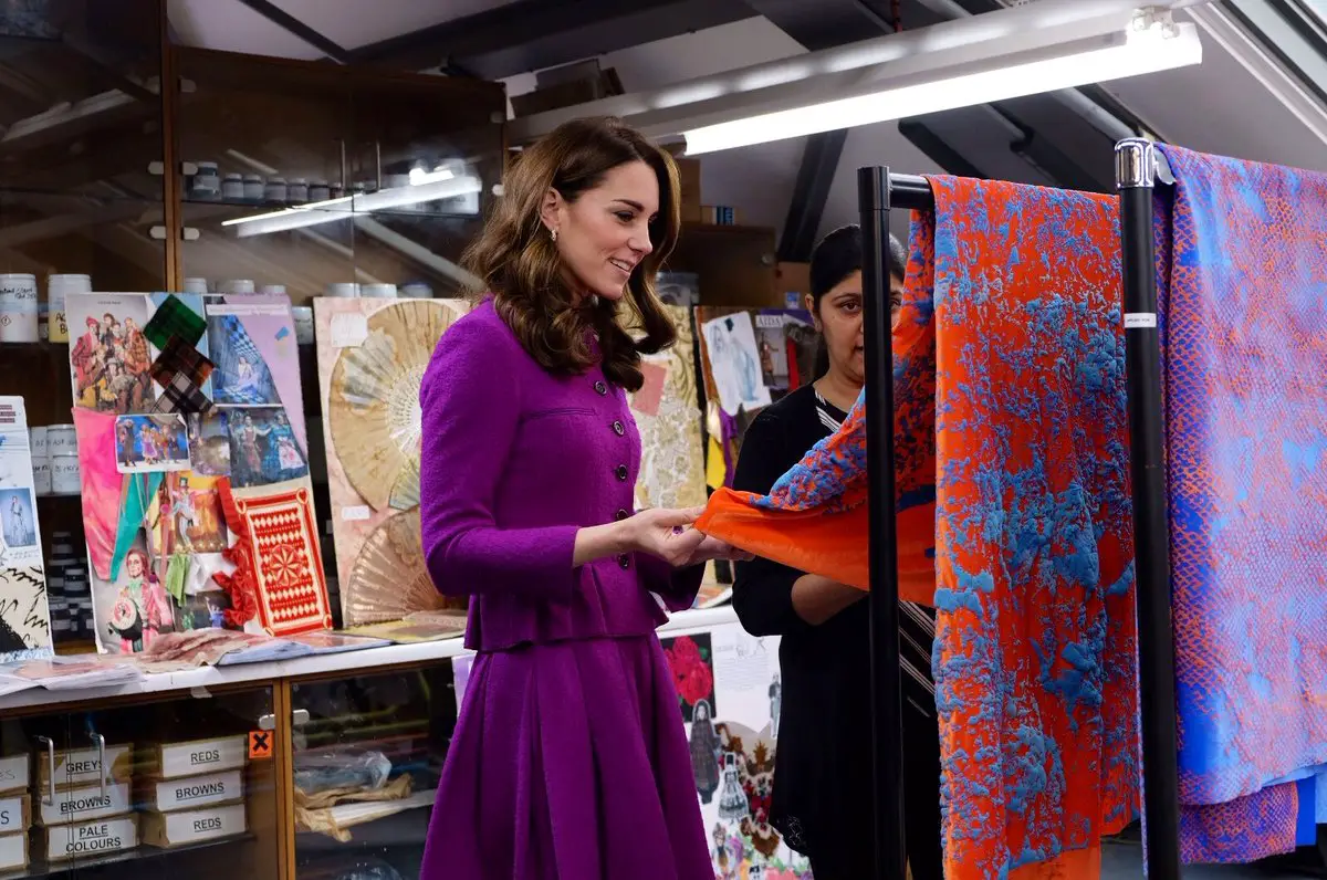 The Duchess of Cambridge visited Royal Opera House