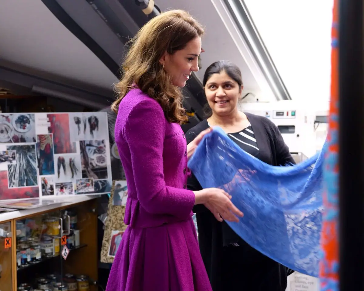 The Duchess of Cambridge learnt about the Costume designing at Royal Opera House