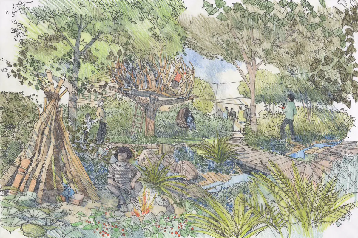 The Duchess’s RHS Chelsea garden aims to trigger memories of time spent in nature, and encourage others to go out and create new experiences in the great outdoors.