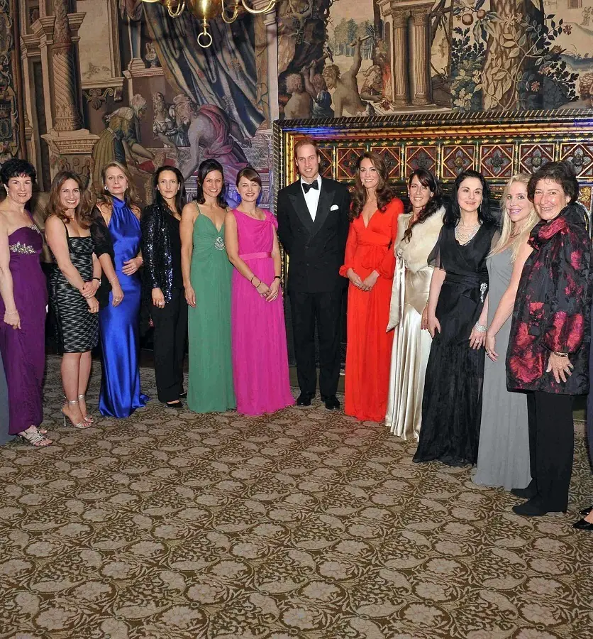 The Duke and Duchess of Cambridge at 100 Women in Finance Gala in October 2011