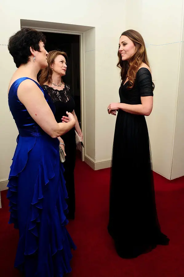 The Duchess of Cambridge at the gala dinner in aid of Action on Addiction in October 2013 hosted at Kensington Palace
