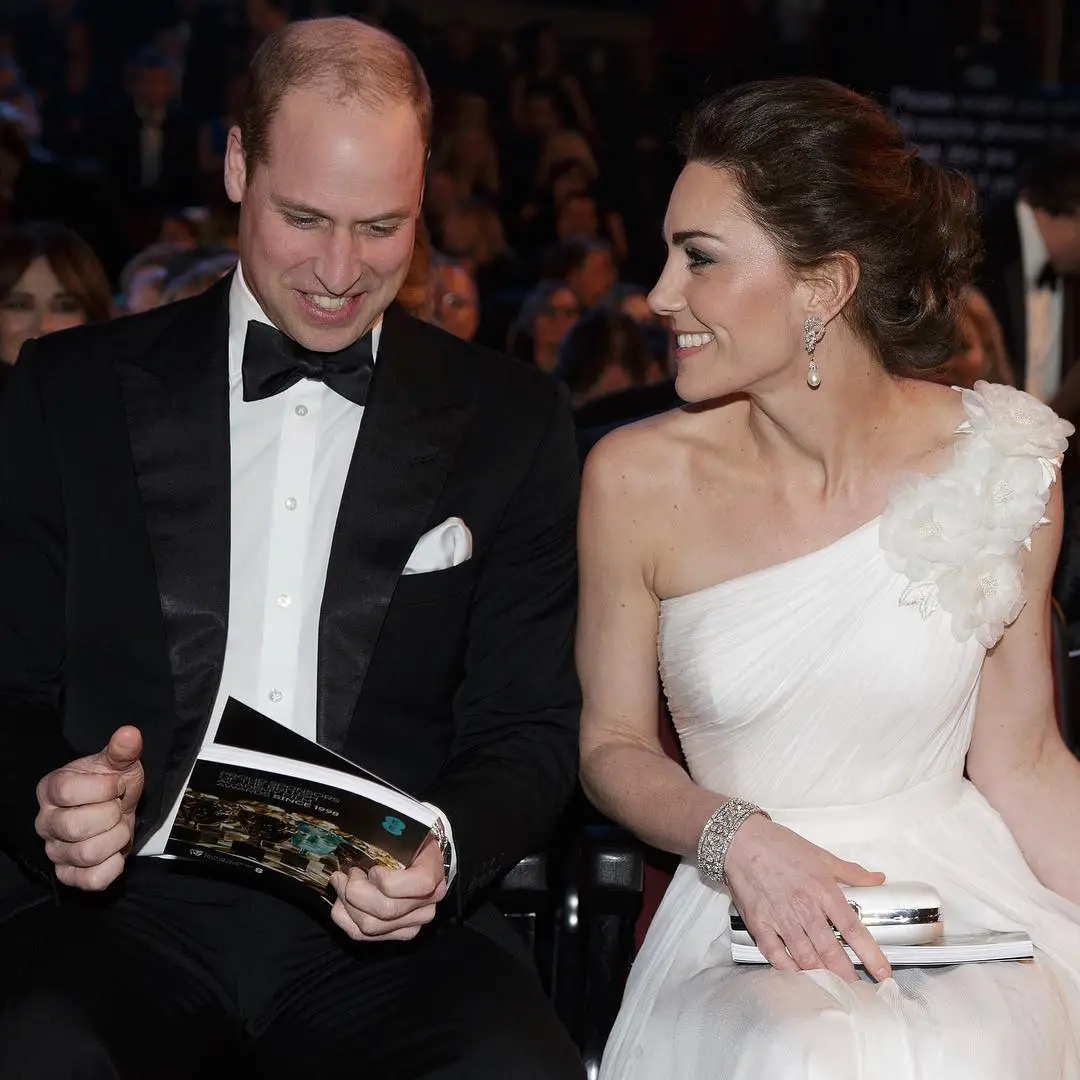 The Duke and Duchess of Cambridge joined stars at BAFTA Night
