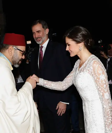 Felipe and Letizia joined Morocco King for Gala Dinner