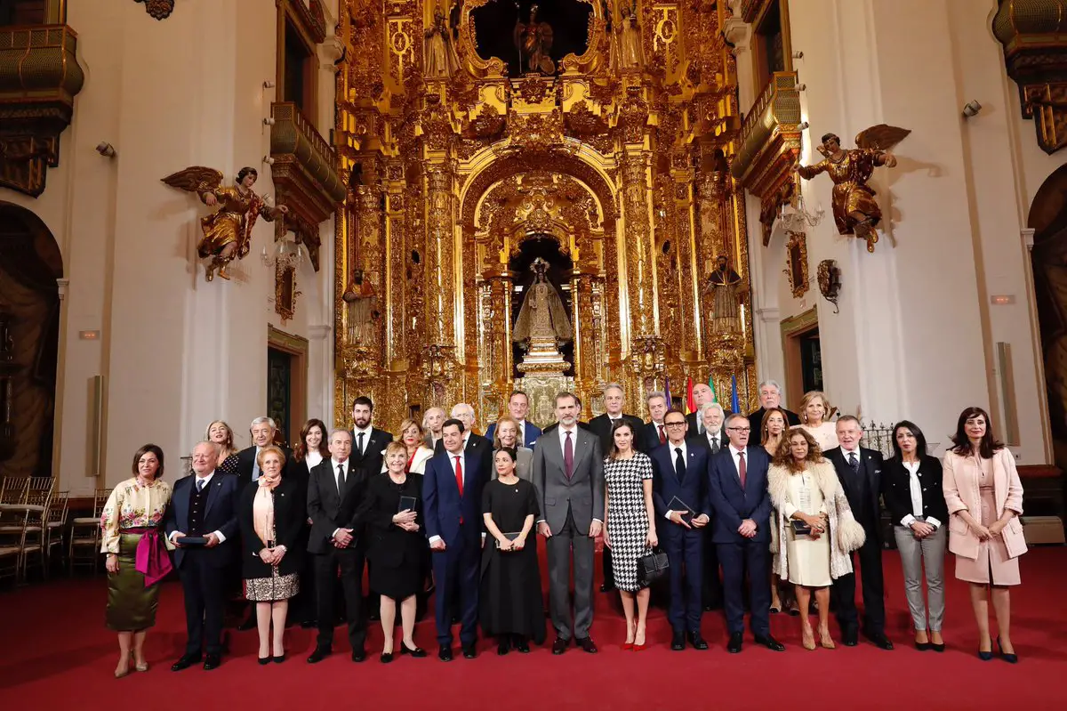 Queen Letizia's Monochromatic Elegance for Fine Arts Gold Medals Presentation