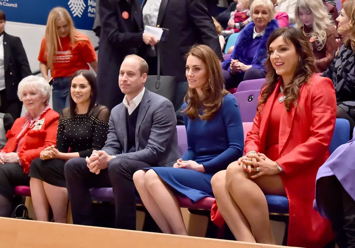The Duke and Duchess of Cambridge enjoyed a performance during their Nothern Ireland visit