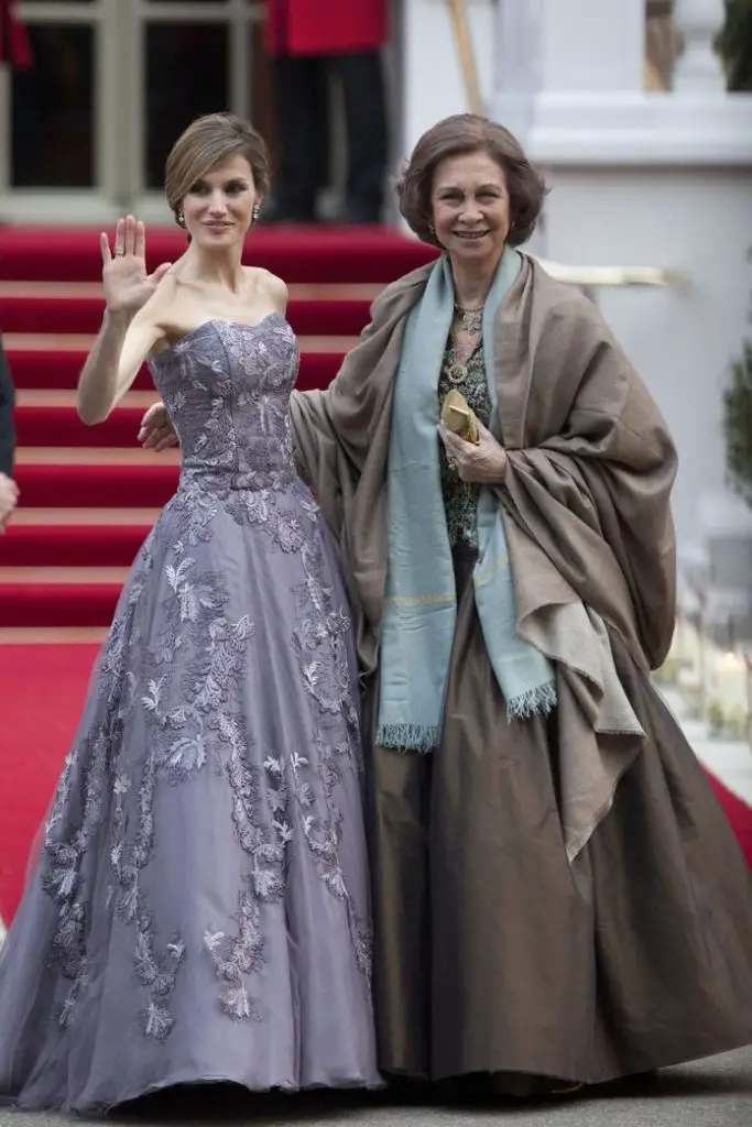 Queen Letizia Brought Back Royal Wedding 2011 Gown for Peru Gala Dinner ...