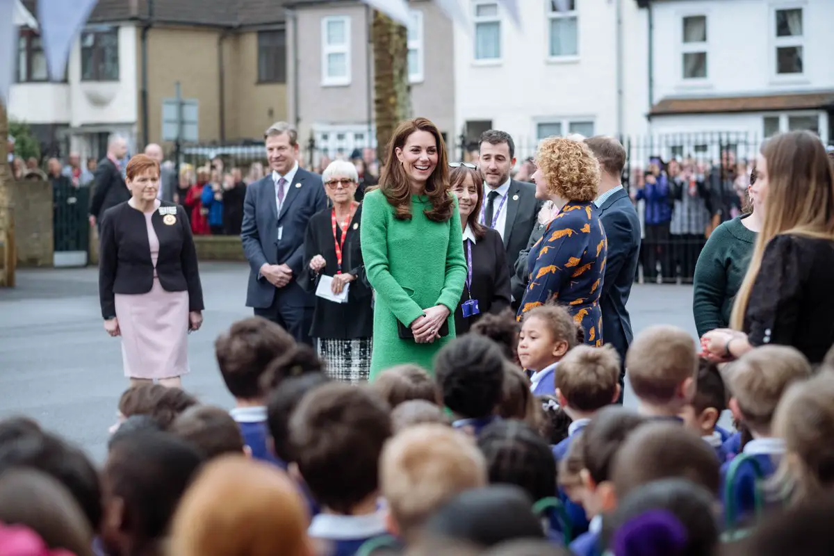 Duchess of Cambridge visited London Schools for Mental Health Week