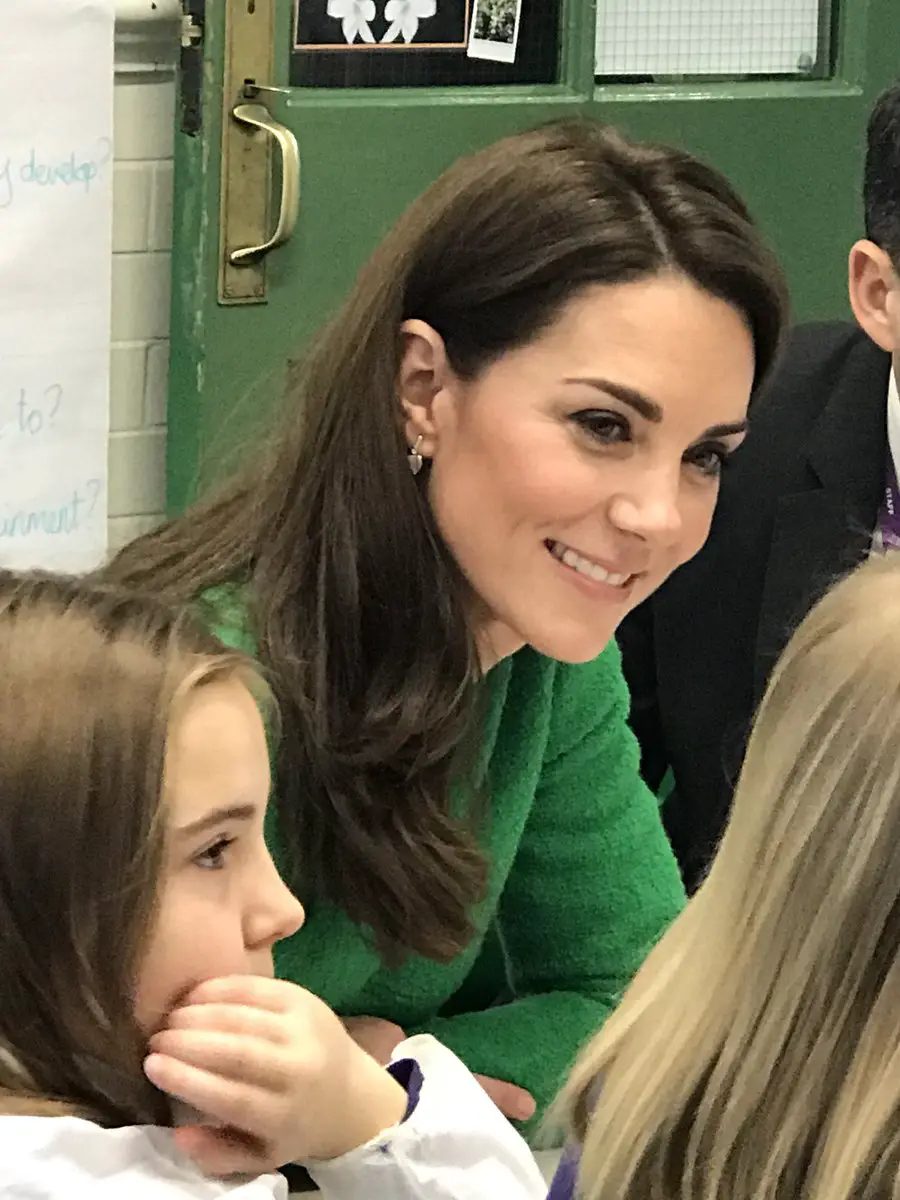 The Duchess of Cambridge told that Princess Charlotte loves olives and that she encourages both her and Prince George to cook with her during school visit