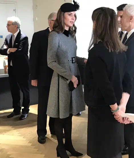 Duchess of Cambridge joined Her Majesty at Kings Collece London