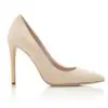 Emmy Londn Rebecca Blush Suede Pointed Toe Courts