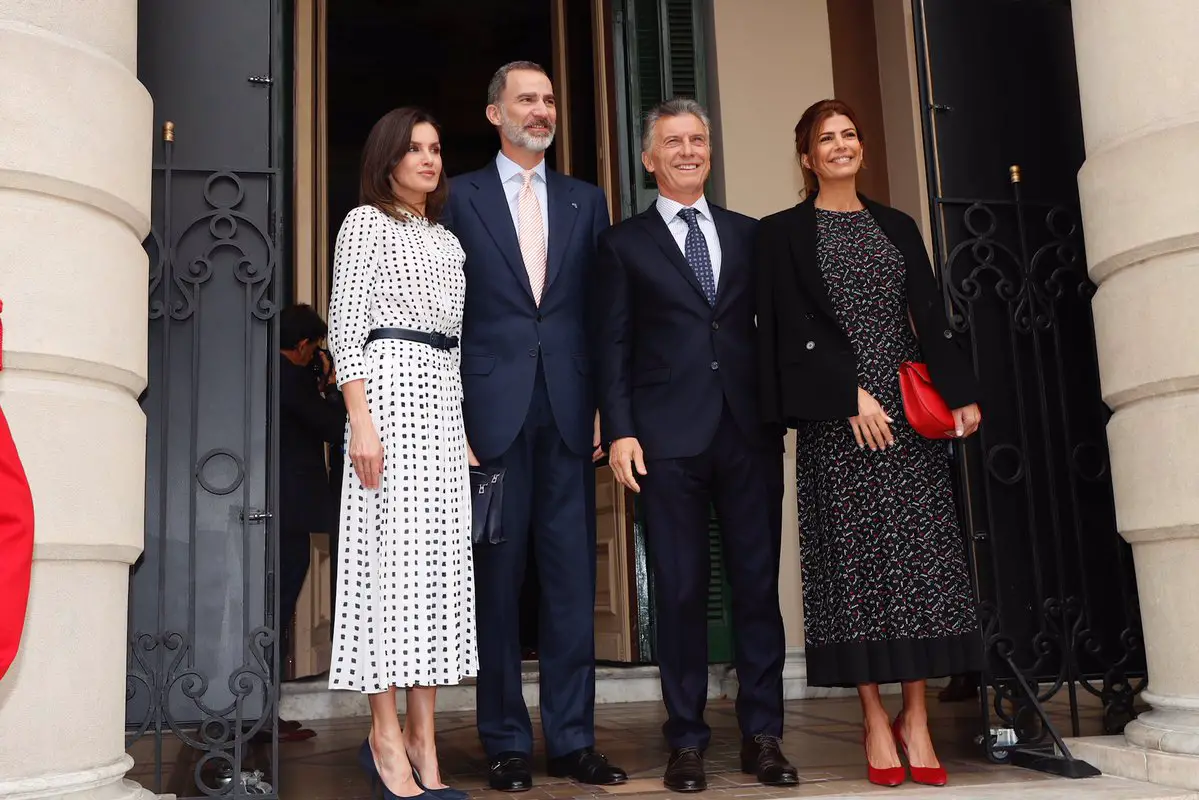 King Felipe and Queen Letizia with President and First Lady of Argentina