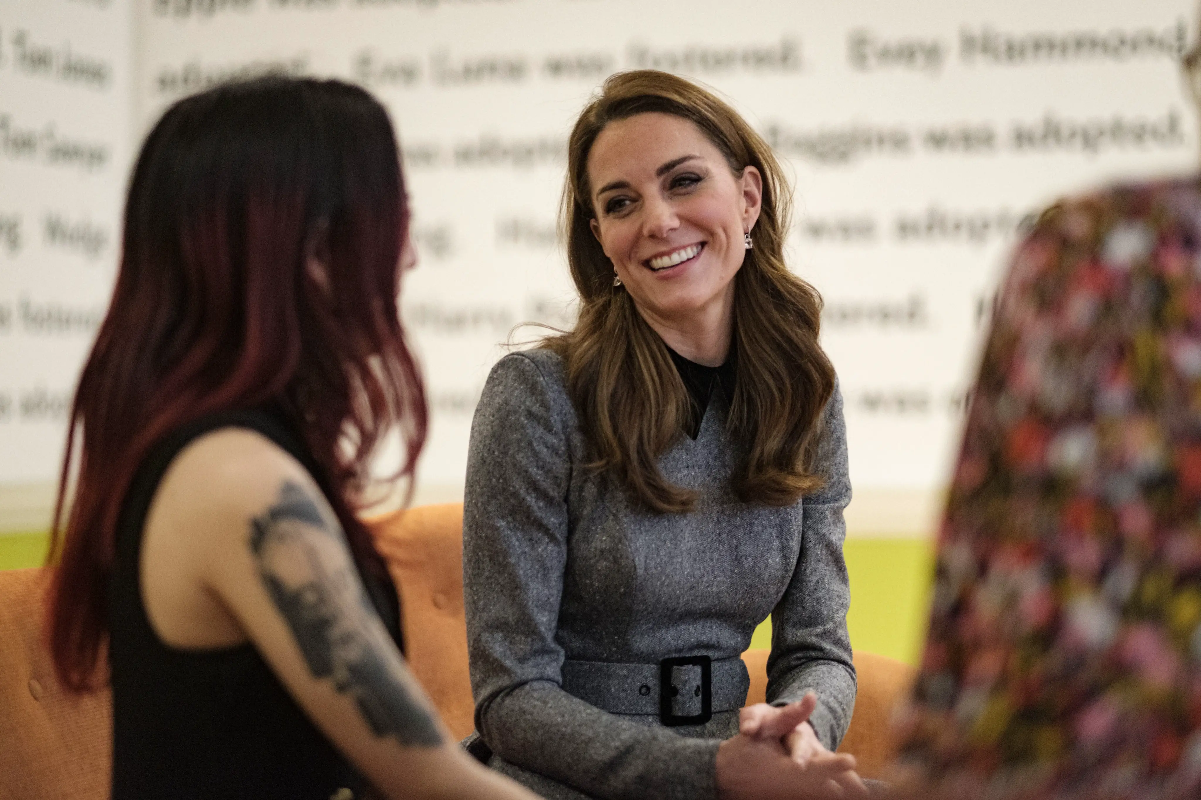 The Duchess of Cambridge was shown the photographs by graduates of the Foundling Museum