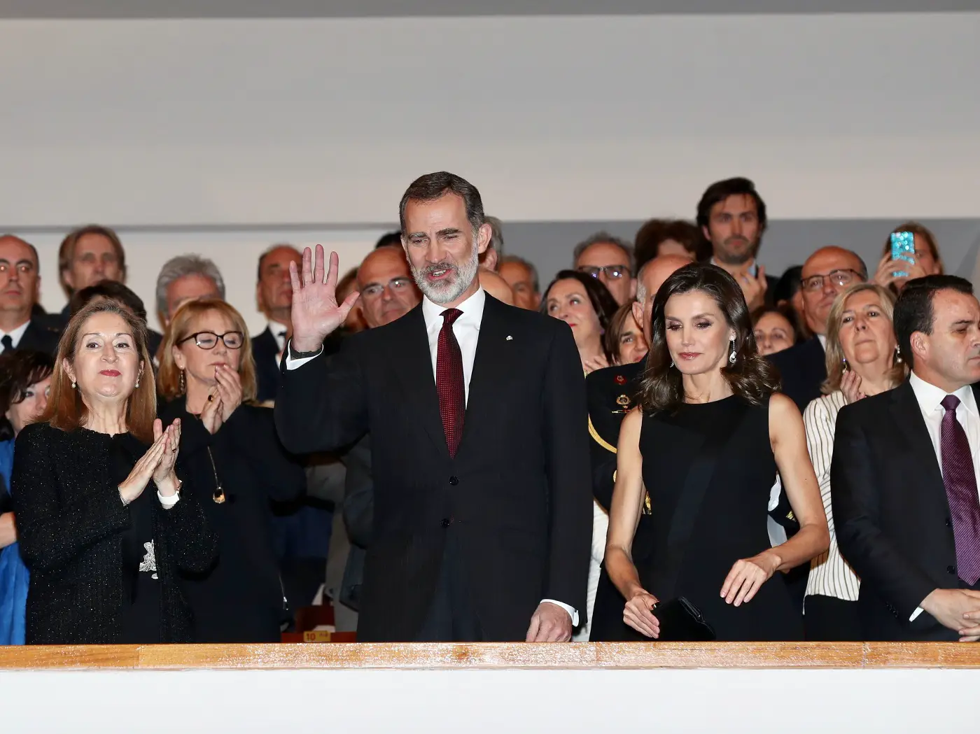 King Felipe and Queen Letizia at Concert Tribute to Terrorisim Victims in Madrid