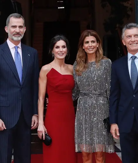 King Felipe and Queen Letizia hosted a reception in Argentina