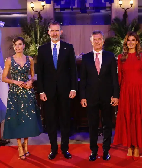 King Felipe and Queen Letizia of Spain attended Gala Dinner in Argentina 2